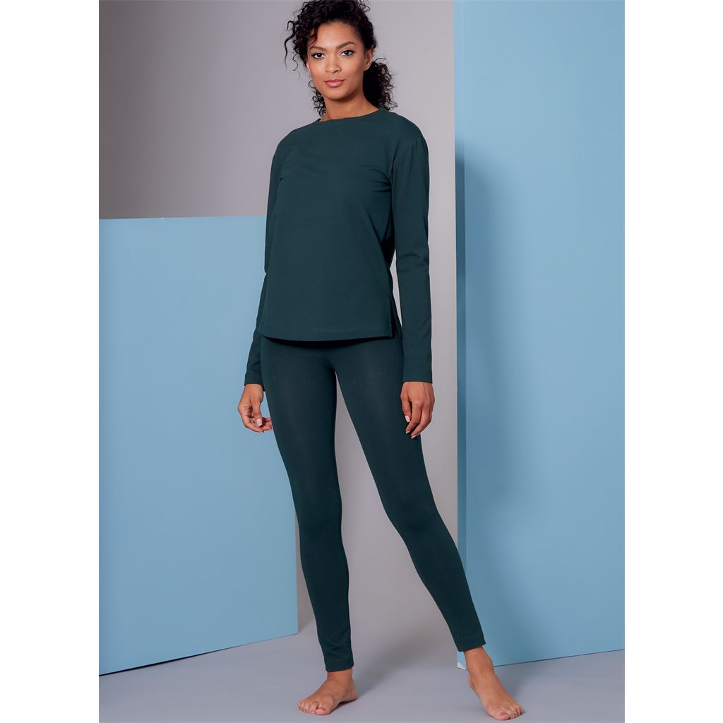 Vogue Pattern V1852 Misses and Misses Petite Wrap Robe Belt Top Dress and Pants 1852 Image 7 From Patternsandplains.com