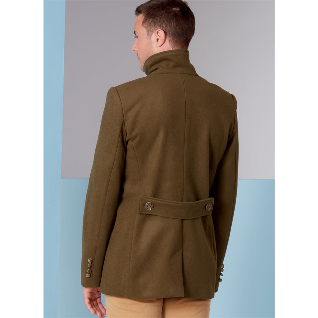 Vogue Pattern V1853 Mens Coat 1853 Image 7 From Patternsandplains.com