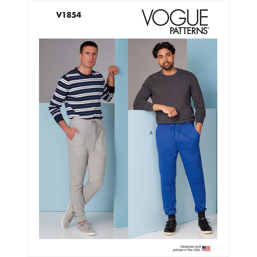 Vogue Pattern V1854 Mens Pants 1854 Image 1 From Patternsandplains.com
