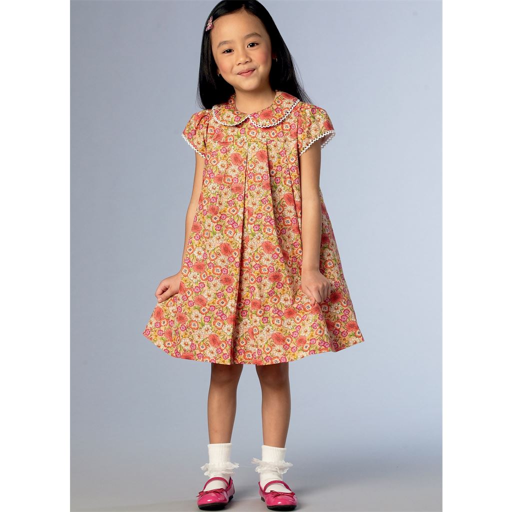 Vogue Pattern V1857 Childrens and Girls Dress 1857 Image 3 From Patternsandplains.com