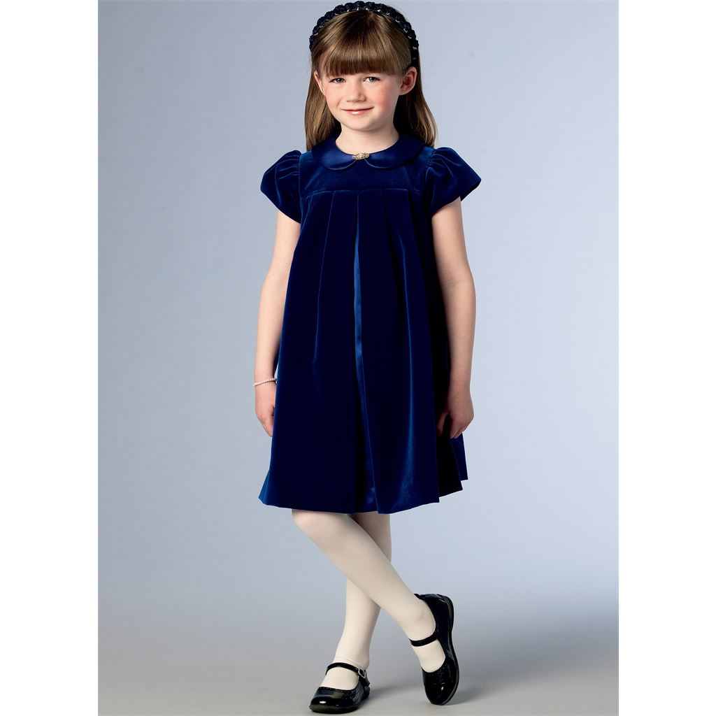 Vogue Pattern V1857 Childrens and Girls Dress 1857 Image 4 From Patternsandplains.com