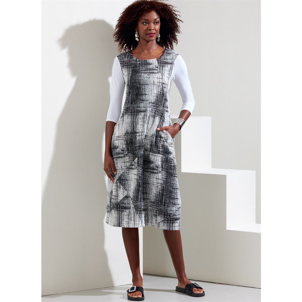 Vogue Pattern V1860 Misses Dress and Knit Top 1860 Image 2 From Patternsandplains.com