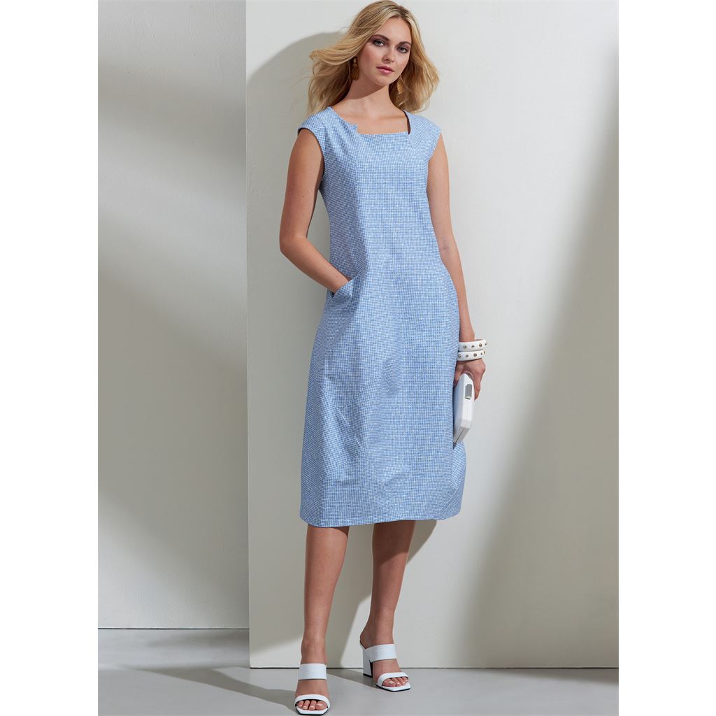 Vogue Pattern V1860 Misses Dress and Knit Top 1860 Image 3 From Patternsandplains.com