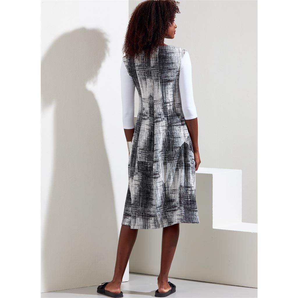 Vogue Pattern V1860 Misses Dress and Knit Top 1860 Image 4 From Patternsandplains.com