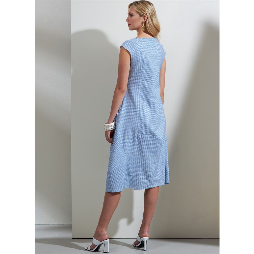 Vogue Pattern V1860 Misses Dress and Knit Top 1860 Image 5 From Patternsandplains.com