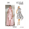 Vogue Pattern V1861 Misses Special Occasion Dress and Sash 1861 Image 1 From Patternsandplains.com