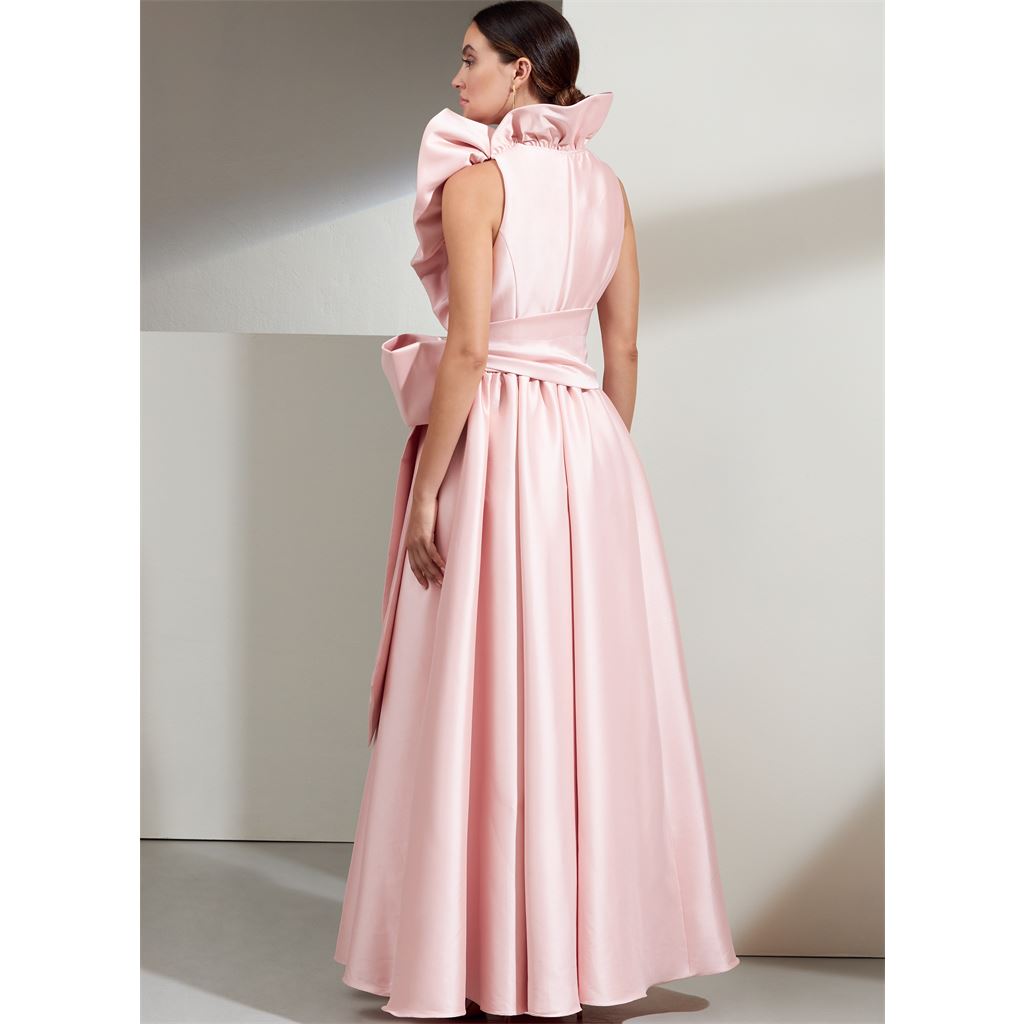 Vogue Pattern V1861 Misses Special Occasion Dress and Sash 1861 Image 4 From Patternsandplains.com