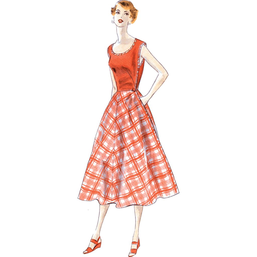 Vogue Pattern V1864 Misses Wrap Dress 1864 Image 2 From Patternsandplains.com