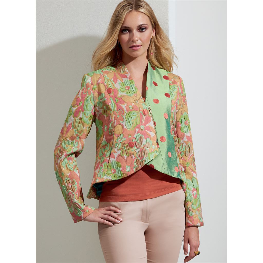 Vogue Pattern V1865 Misses Jacket 1865 Image 2 From Patternsandplains.com