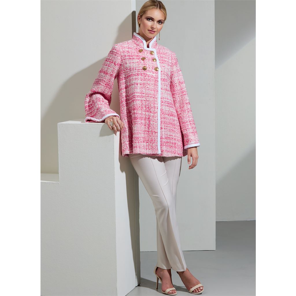 Vogue Pattern V1866 Misses Coat 1866 Image 4 From Patternsandplains.com