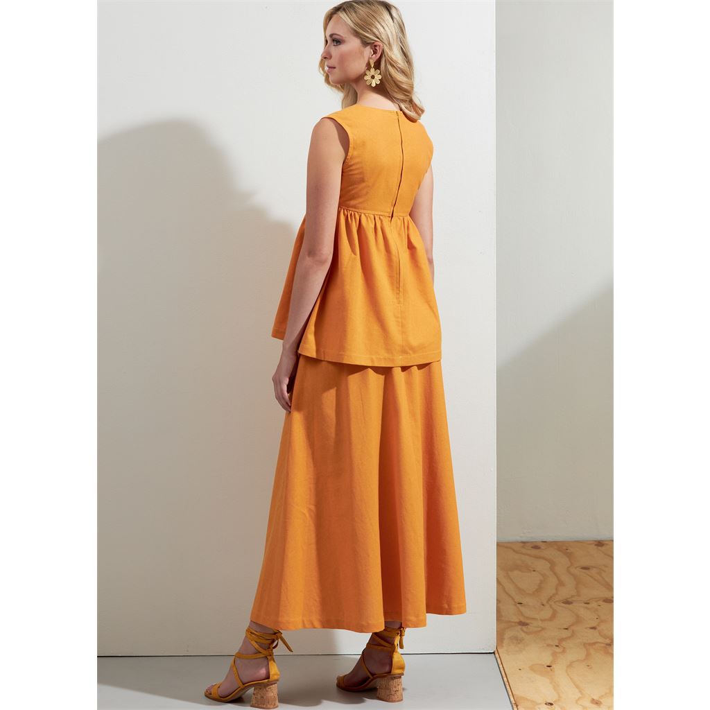 Vogue Pattern V1871 Misses Tops Shorts and Skirt 1871 Image 7 From Patternsandplains.com