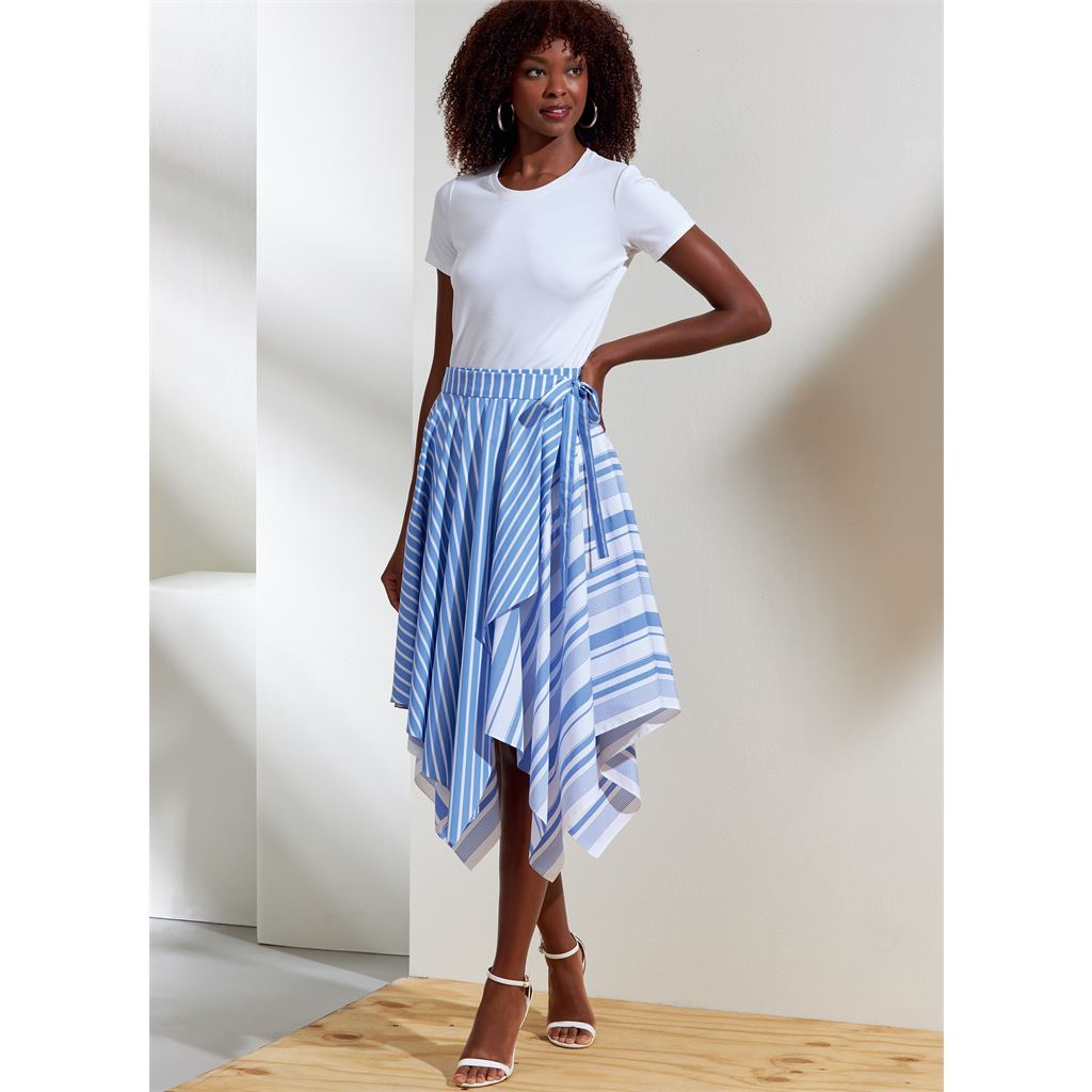 Vogue Pattern V1872 Misses Skirts 1872 Image 2 From Patternsandplains.com