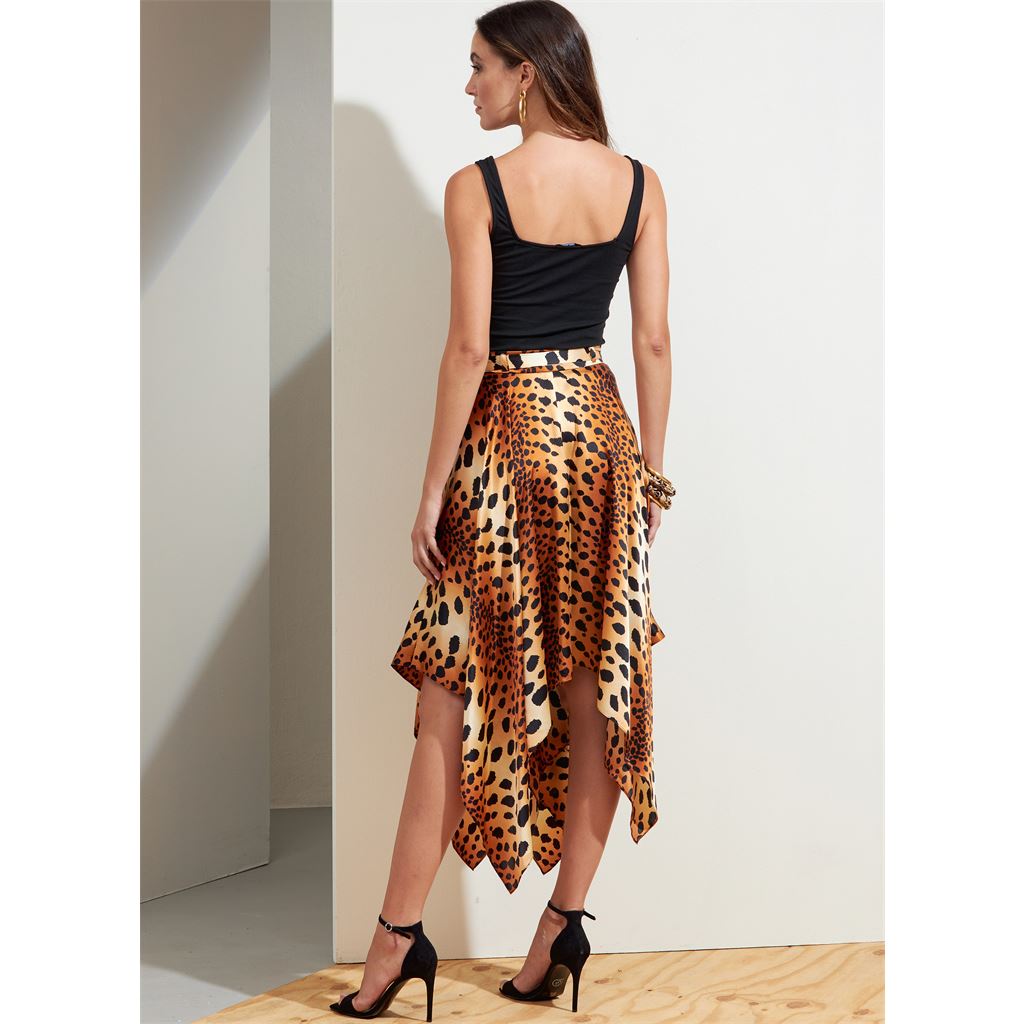 Leopard wrap skirt on sale 5t