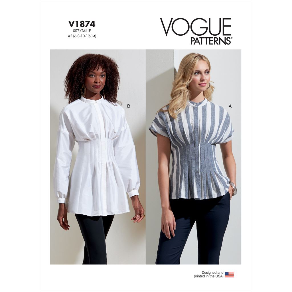 Vogue Patterns Misses' Shirt 1845 Pattern Review By Raffey1, 40% OFF