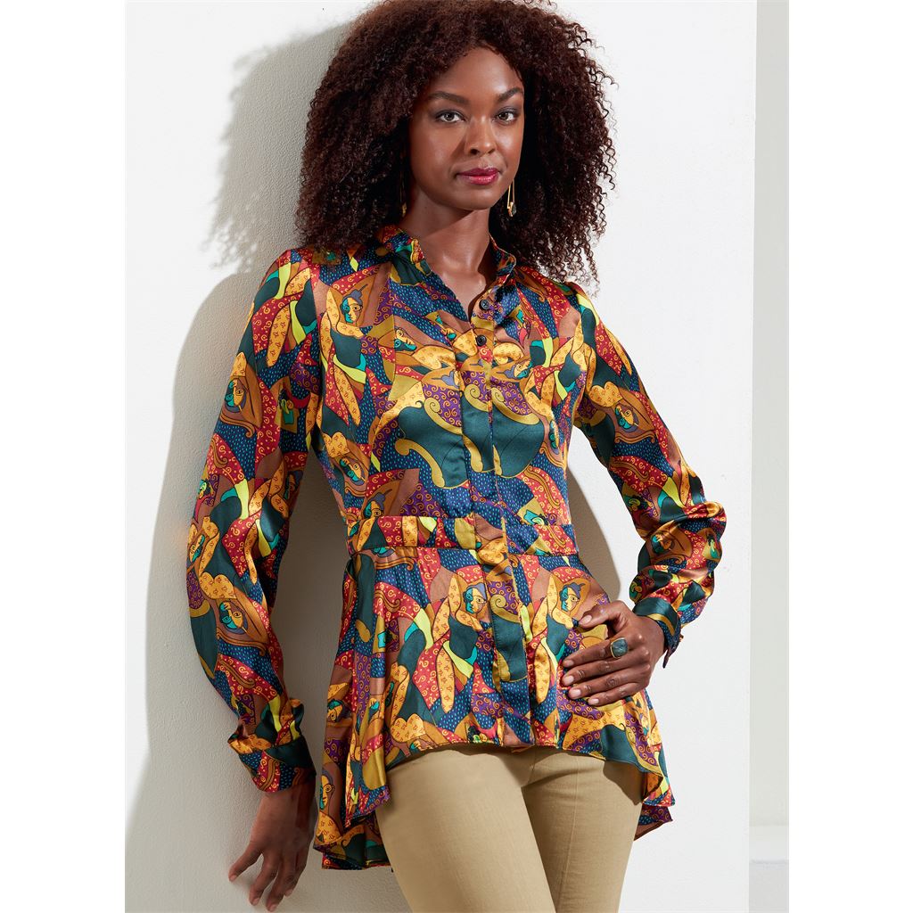 Vogue Pattern V1875 Misses Tops 1875 Image 3 From Patternsandplains.com