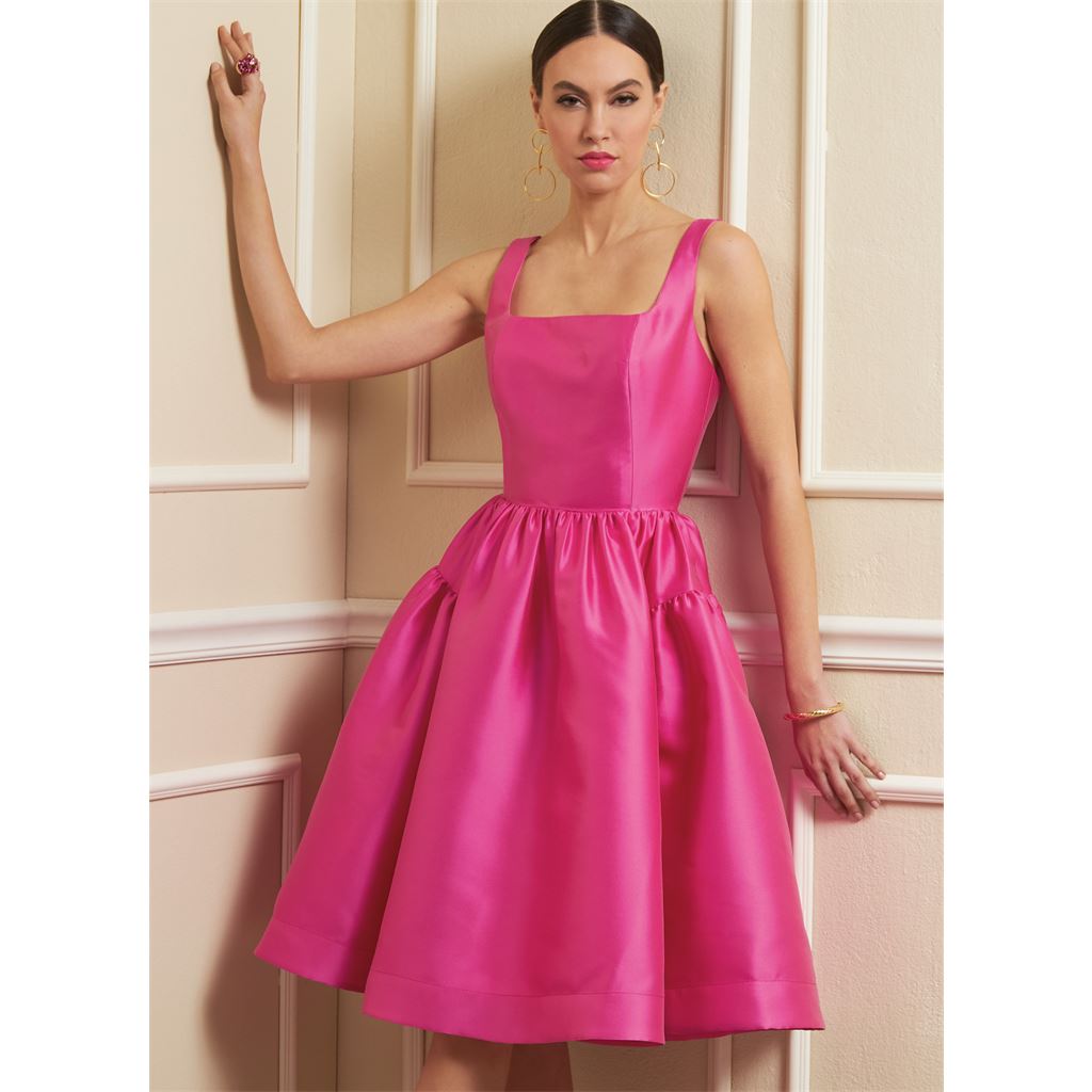 Vogue Pattern V1884 Misses Dress 1884 Image 3 From Patternsandplains.com