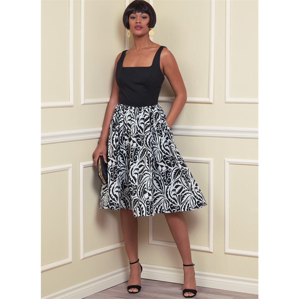 Vogue Pattern V1884 Misses Dress 1884 Image 4 From Patternsandplains.com