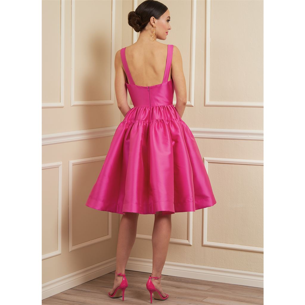 Vogue Pattern V1884 Misses Dress 1884 Image 7 From Patternsandplains.com