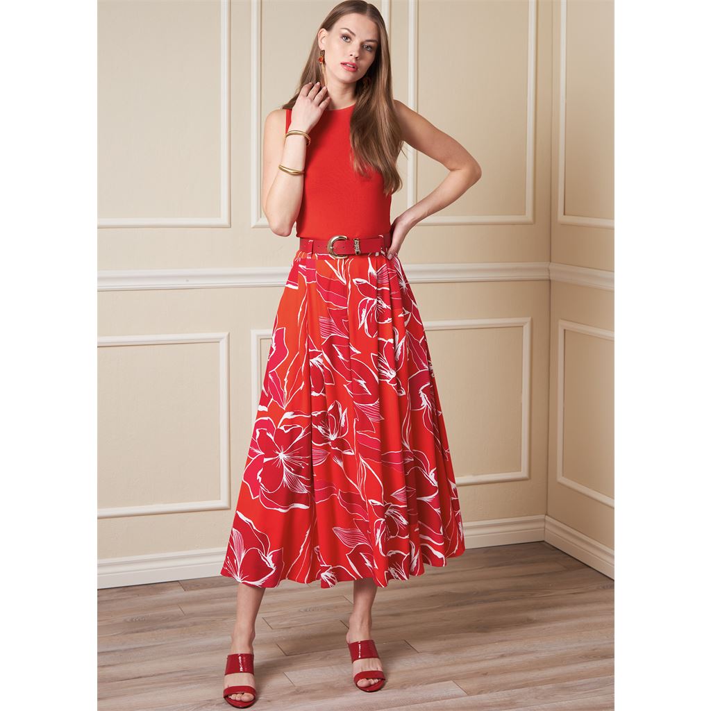 Vogue Pattern V1890 Misses Skirts 1890 Image 2 From Patternsandplains.com