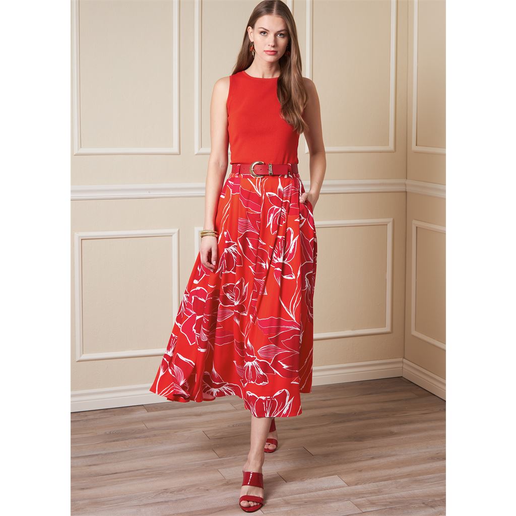 Vogue Pattern V1890 Misses Skirts 1890 Image 4 From Patternsandplains.com