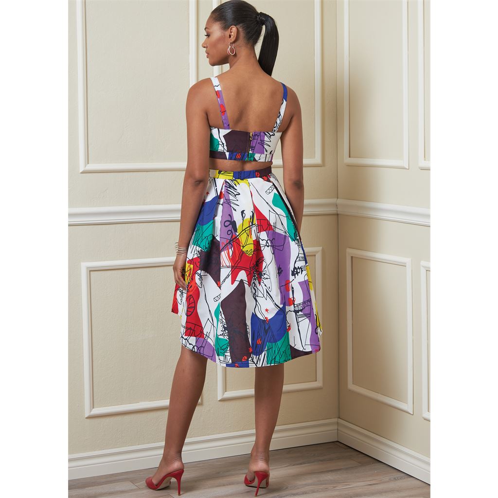 Vogue Pattern V1893 Misses Top Shorts and Skirt 1893 Image 6 From Patternsandplains.com