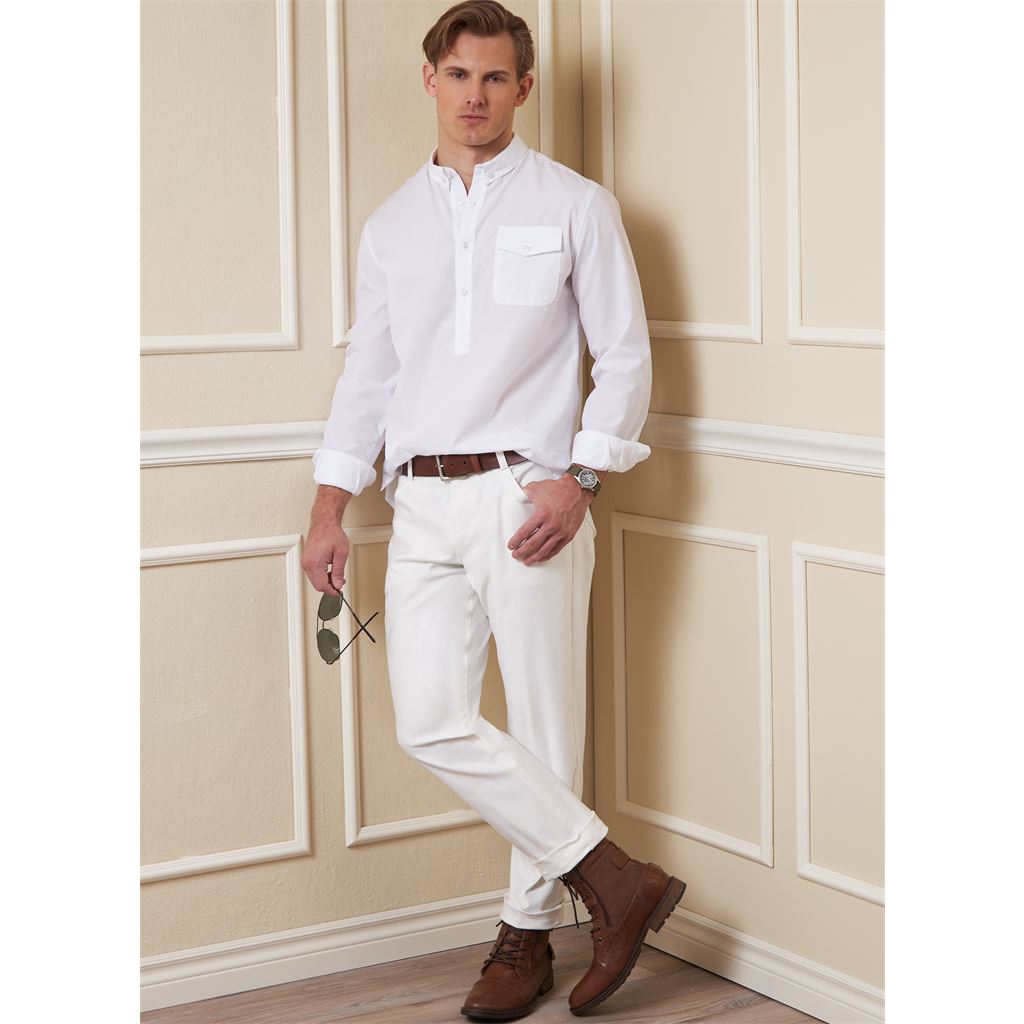 Vogue Pattern V1895 Mens Shirts Shorts and Pants 1895 Image 2 From Patternsandplains.com