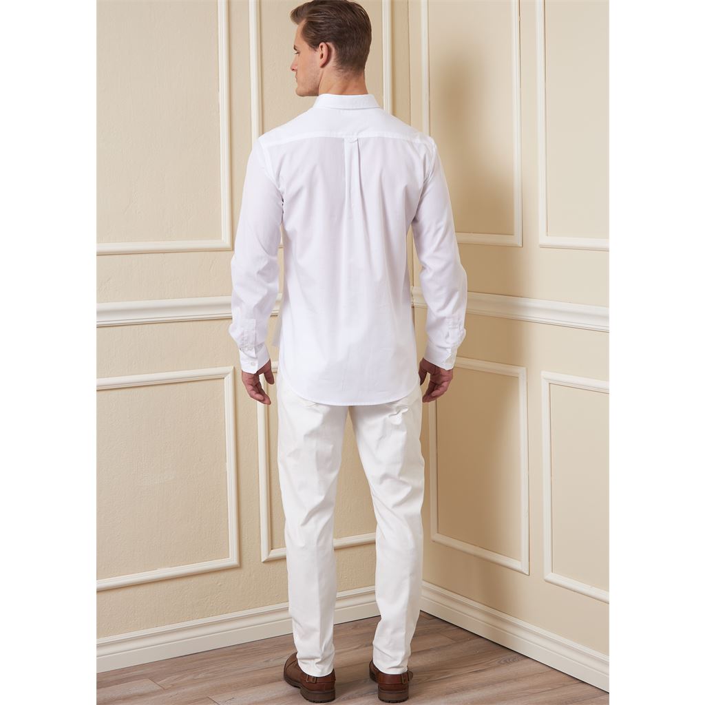 Vogue Pattern V1895 Mens Shirts Shorts and Pants 1895 Image 5 From Patternsandplains.com