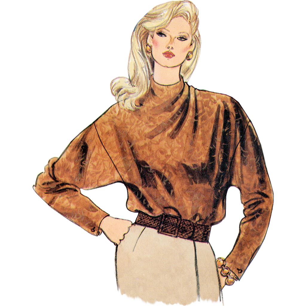 Vogue Pattern V1902 Misses Blouse 1902 Image 2 From Patternsandplains.com