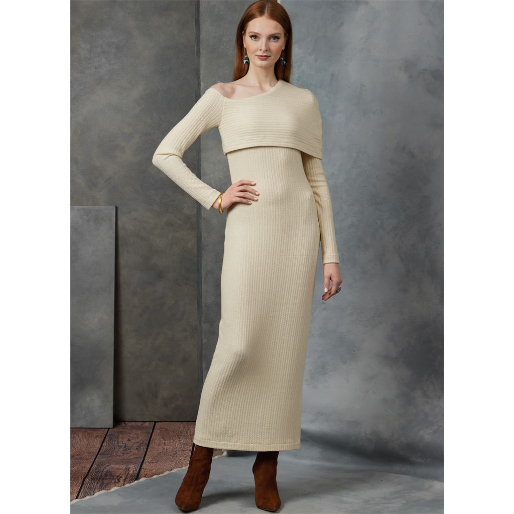 Vogue Pattern V1906 Misses Dress 1906 Image 2 From Patternsandplains.com