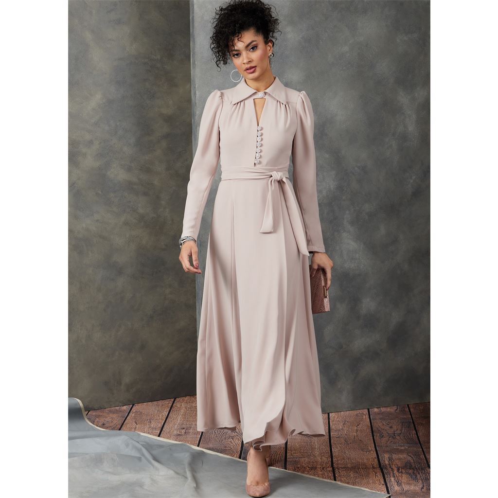 Vogue Pattern V1908 Misses Dress 1908 Image 2 From Patternsandplains.com