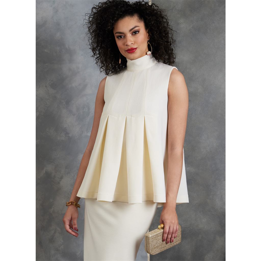 Vogue Pattern V1909 Misses Top 1909 Image 2 From Patternsandplains.com