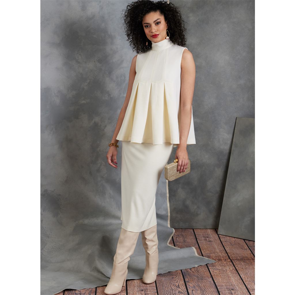 Vogue Pattern V1909 Misses Top 1909 Image 4 From Patternsandplains.com