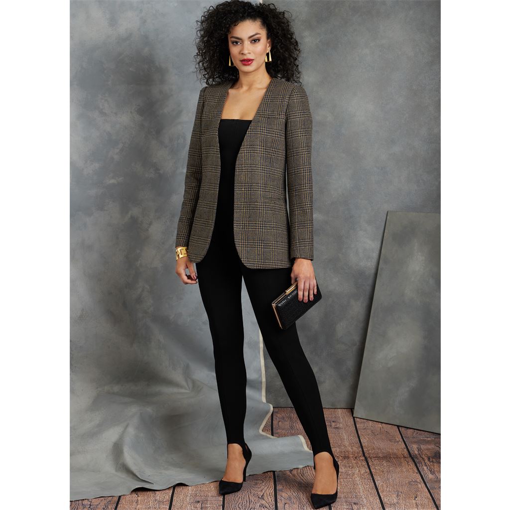 Vogue Pattern V1913 Misses Blazer and Jumpsuit 1913 Image 2 From Patternsandplains.com