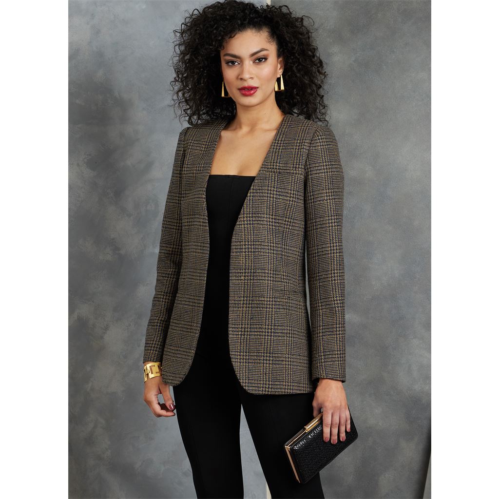 Vogue Pattern V1913 Misses Blazer and Jumpsuit 1913 Image 4 From Patternsandplains.com