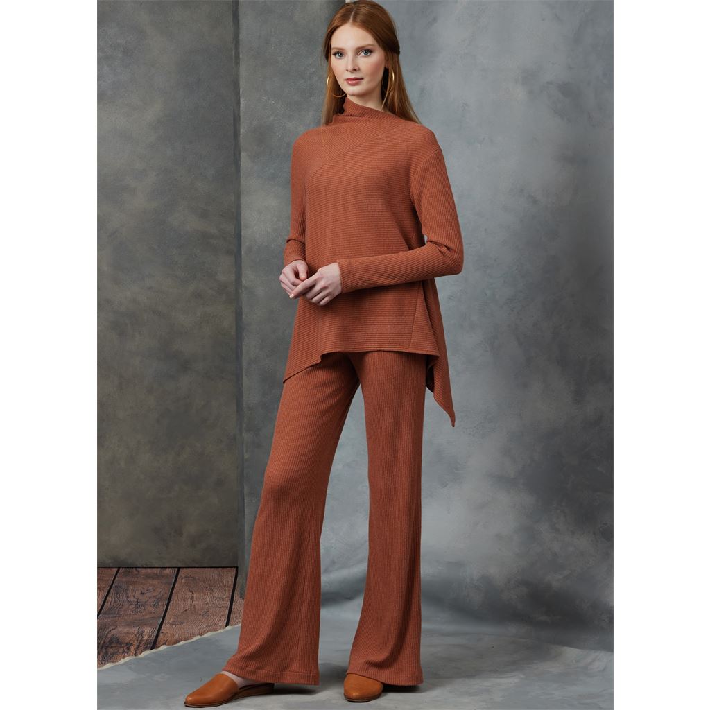 Vogue Pattern V1914 Misses Cardigan Tunic and Pants 1914 Image 2 From Patternsandplains.com