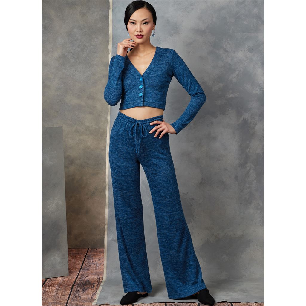 Vogue Pattern V1914 Misses Cardigan Tunic and Pants 1914 Image 3 From Patternsandplains.com