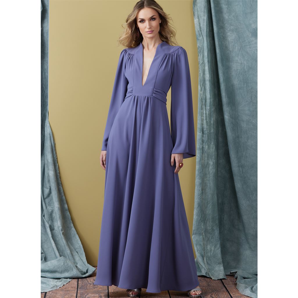 Vogue Pattern V1921 Misses Dress in Two Lengths 1921 Image 3 From Patternsandplains.com