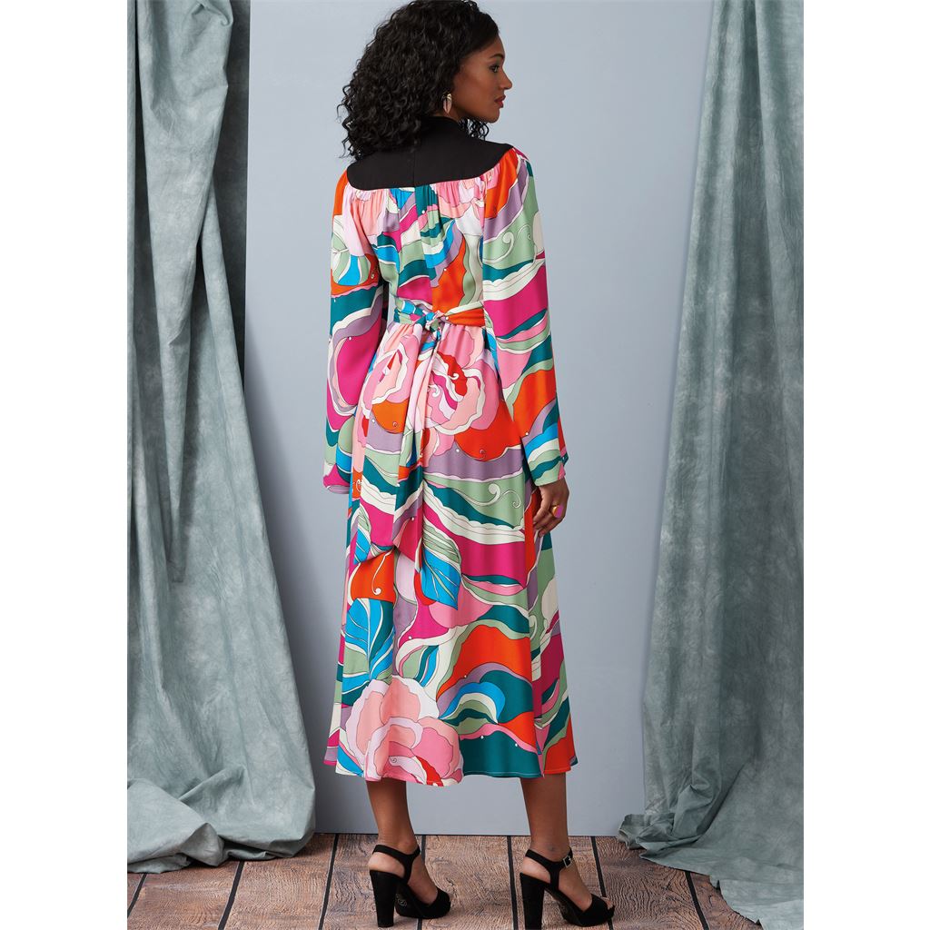 Vogue Pattern V1921 Misses Dress in Two Lengths 1921 Image 4 From Patternsandplains.com