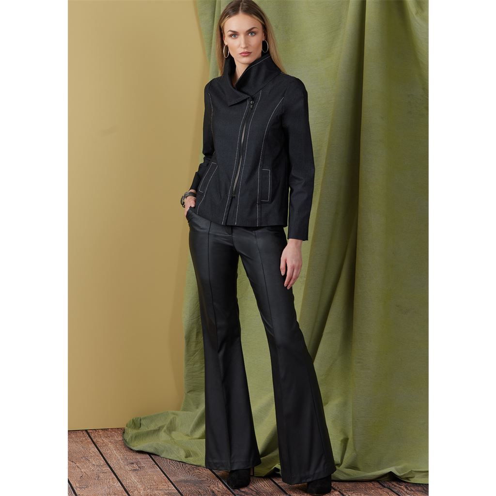 Vogue Pattern V1925 Misses Jacket in Two Lengths by Marcy Tilton 1925 Image 4 From Patternsandplains.com