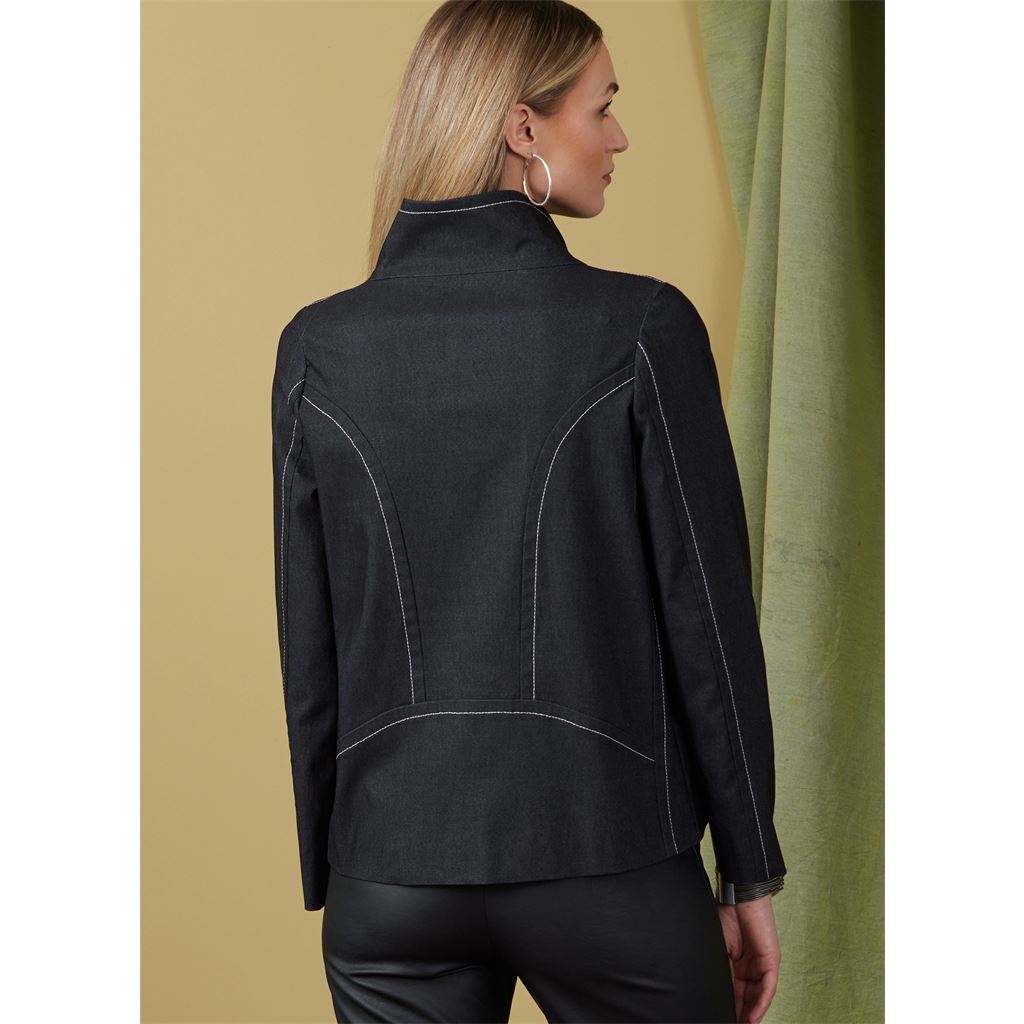 Vogue Pattern V1925 Misses Jacket in Two Lengths by Marcy Tilton 1925 Image 6 From Patternsandplains.com