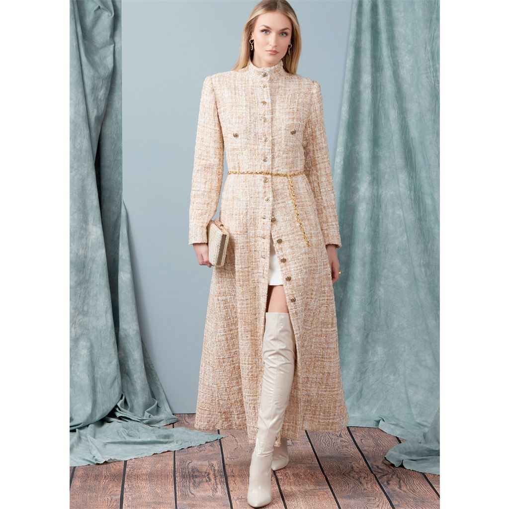 Vogue Pattern V1926 Misses Coat in Two Lengths with Collar Variations 1926 Image 3 From Patternsandplains.com