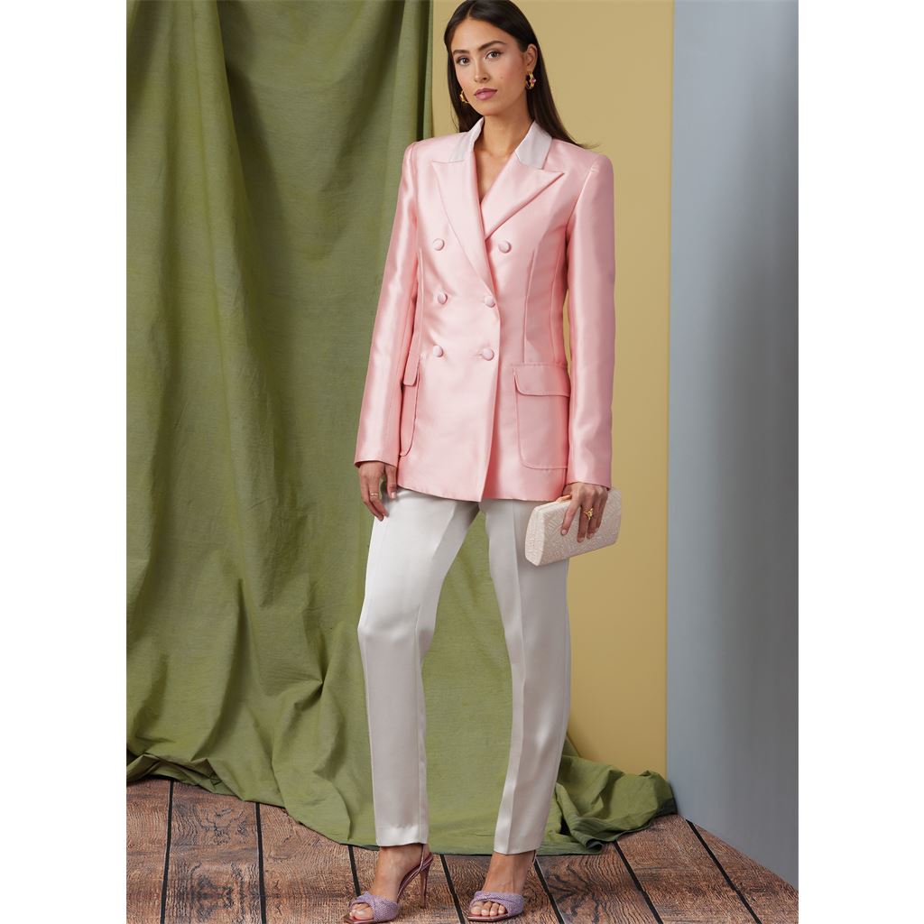 Vogue Pattern V1927 Misses Double Breasted Jacket 1927 Image 4 From Patternsandplains.com