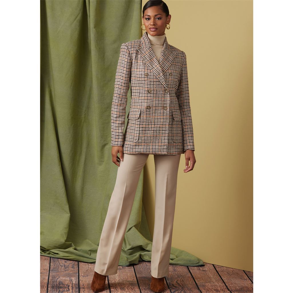 Vogue Pattern V1927 Misses Double Breasted Jacket 1927 Image 5 From Patternsandplains.com