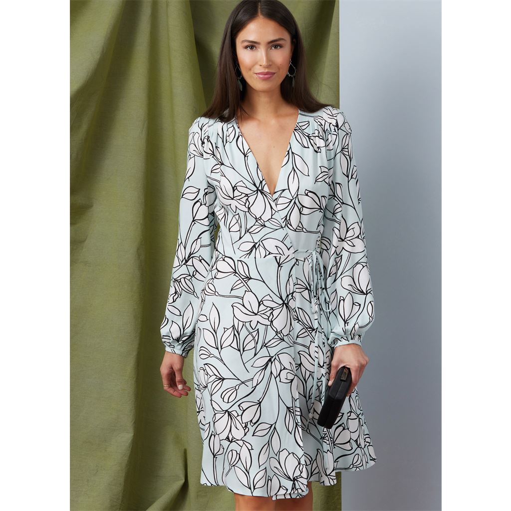 Vogue Pattern V1928 Misses Dress in Two Lengths 1928 Image 2 From Patternsandplains.com