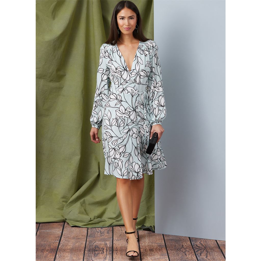 Vogue Pattern V1928 Misses Dress in Two Lengths 1928 Image 4 From Patternsandplains.com