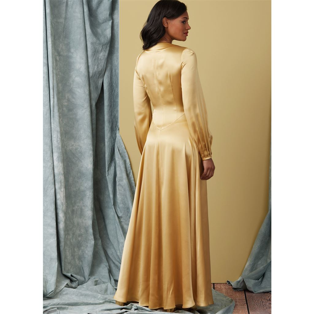 Vogue Pattern V1928 Misses Dress in Two Lengths 1928 Image 5 From Patternsandplains.com