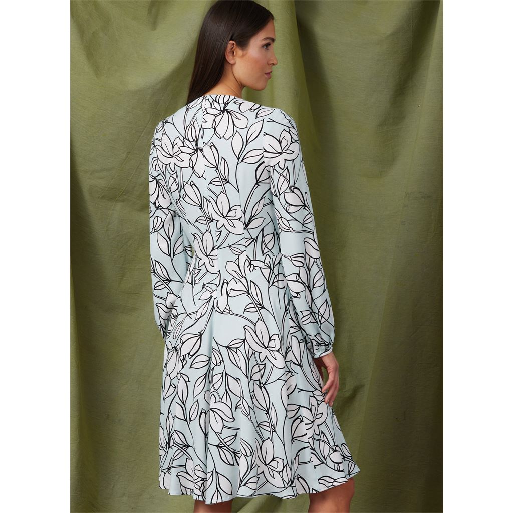 Vogue Pattern V1928 Misses Dress in Two Lengths 1928 Image 6 From Patternsandplains.com