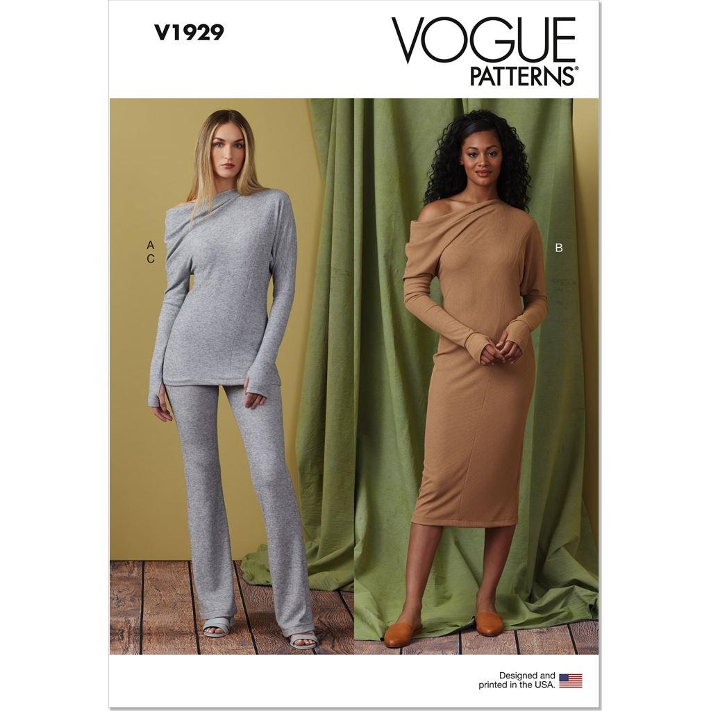 Vogue Patterns 1962 Misses' Robe, Camisole, Slip Dress and Pants