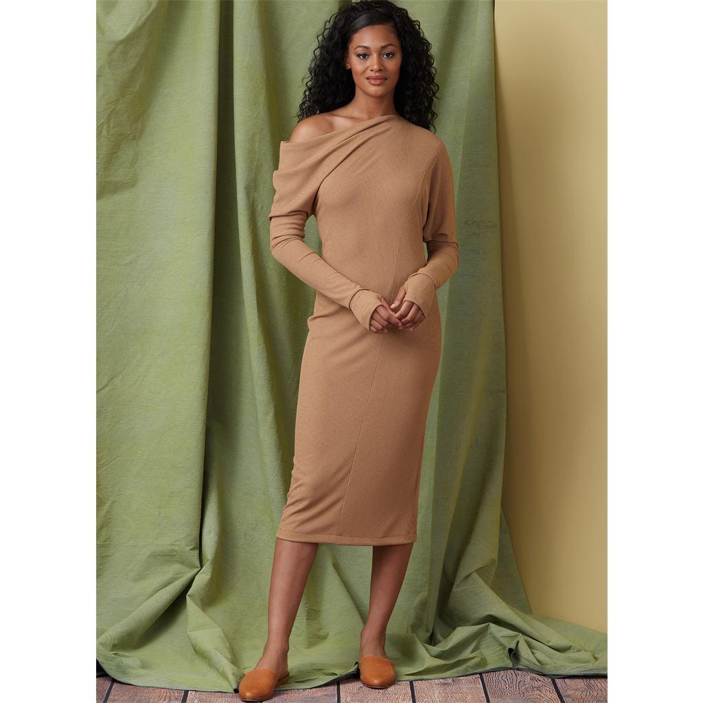 Vogue Pattern V1929 Misses Knit Top Dress and Pants 1929 Image 3 From Patternsandplains.com