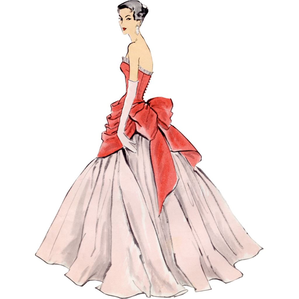 Vogue Pattern V1931 Misses Vintage Dress and Overbodice with Pannier 1931 Image 2 From Patternsandplains.com